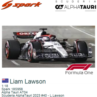 1:18 | Spark 18S958 | Alpha Tauri AT04 | Scuderia AlphaTauri 2023 #40 - L.Lawson