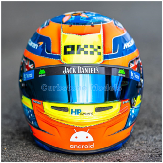 Helm 1:5 | Spark 5HF108 | Bell Helmet | McLaren F1 Team 2023 #81 - O.Piastri