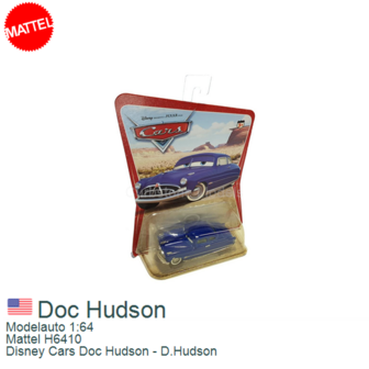 Modelauto 1:64 | Mattel H6410 | Disney Cars Doc Hudson - D.Hudson