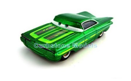 Modelauto 1:64 | Mattel J6421S | Disney Cars Cars Groen - I.Ramone