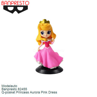 Modelauto  | Banpresto 82455 | Q-posket Princess Aurora Pink Dress