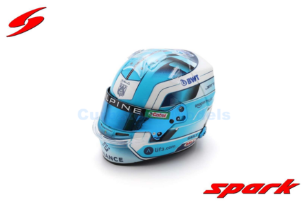 Modelauto 1:5 | Spark 5HF137 | Bell Helmet | Alpine 2024 #10 - P.Gasly