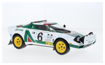 Modelauto 1:18 | IXO-Models 18RMC162B.22 | Lancia Stratos HF 1976 #6 - B.Waldeg&aring;rd - H.Thorszelius