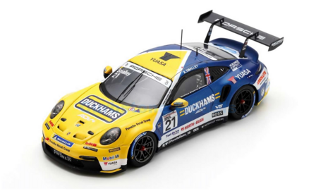 Modelauto 1:43 | Spark UK022 | Porsche 911 GT3 Cup 2023 #21 - A.Smalley