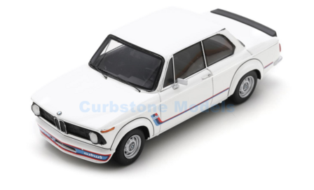 Modelauto 1:43 | Spark S2814 | BMW 2002 Turbo Wit 1973