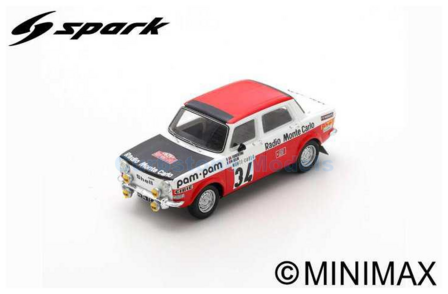 Modelauto 1:43 | Spark S9457 | Simca 1000 1973 #34 - B.Fiorentino - M.G&eacute;lin