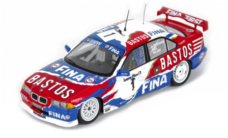 Modelauto 1:43 | Spark 43SPA1997 | BMW Fina Bastos Team 320i 1997 #1 - D.de Radigues - M.Duez - &Eacute;.H&eacute;lary