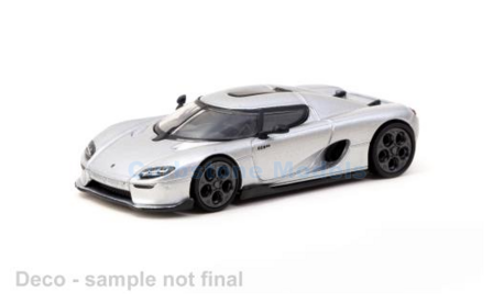 Modelauto 1:64 | Tarmac Works G-TL051-SL | Koenigsegg CC850 Silver