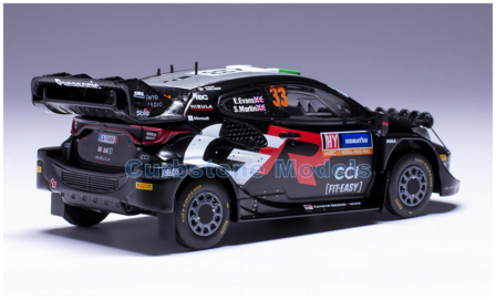 Modelauto 1:43 | IXO-Models RAM925.22 | Toyota Gazoo Racing WRT Yaris GR Rally1 Hybrid 2024 #33 - E.Evans - S.Martin