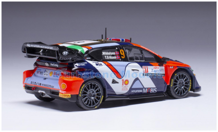 Modelauto 1:43 | IXO-Models RAM933C.22 | Hyundai Mobis Shell Racing i20 N Rally1 Hybrid 2024 - A.Mikkelsen - T.Eriksen