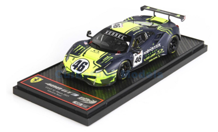 Modelauto 1:43 | BBR Models BBRC258 | Ferrari 488 GT3 | Kessel Racing 2020 #46 - V.Rossi - L.Marini - U.Salucci