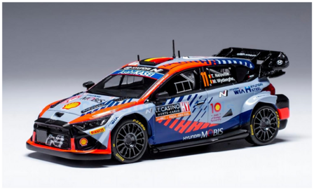 Modelauto 1:43 | IXO-Models RAM910.22 | Hyundai Shell Mobis WRT i20 Rallye1 2024 #11 - T.Neuville - M.Wydaeghe