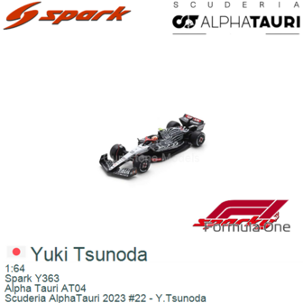 1:64 | Spark Y363 | Alpha Tauri AT04 | Scuderia AlphaTauri 2023 #22 - Y.Tsunoda