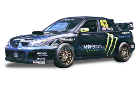 Modelauto 1:18 | Sunstar 5582 | Subaru Impreza WRC 06 Monster Energy 2008 #43 - K.Block