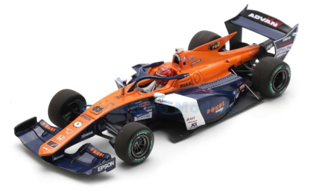 Modelauto 1:43 | Spark SFJ043 | Dallara SF23 Honda | Ponos Nakajima Racing 2024 #65 - R.Sato