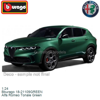 1:24 | Bburago 18-21109GREEN | Alfa Romeo Tonale Green