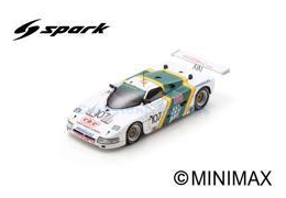 Modelauto 1:43 | Spark S6816 | Spice SE87C 1990 #107 - P.Lombardi - D.Morin - F.de Lesseps