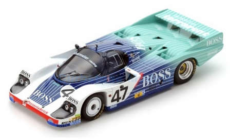 Modelauto 1:64 | Spark Y323 | Porsche 956 1984 #47 - J.Graham - J.L&auml;ssid - G.Fouch&eacute;