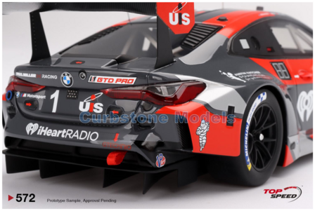 Modelauto 1:18 | Top Speed TS0572 | BMW M4 GT3 | Paul Miller Racing 2024 #1 - B.Sellers - M.Snow - N.Verhagen