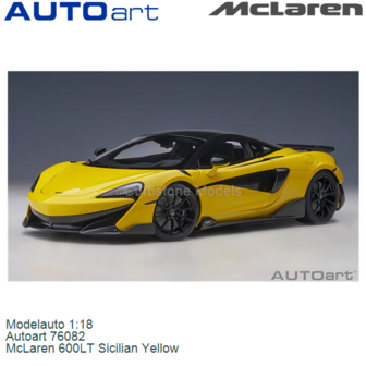 Modelauto 1:18 | Autoart 76082 | McLaren 600LT Sicilian Yellow