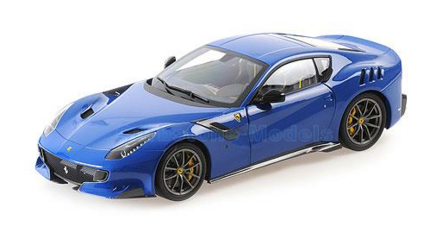 Modelauto 1:18 | BBR Models BBR182107 | Ferrari F12 TDF Blauw metallic 2015