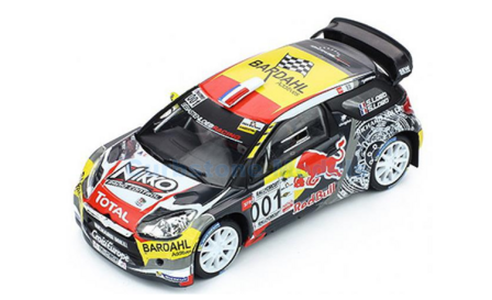 Modelauto 1:43 | IXO-Models RAM654 | Citro&euml;n DS3 WRC Red Bull 2016 #001 - S.Loeb - S.Loeb