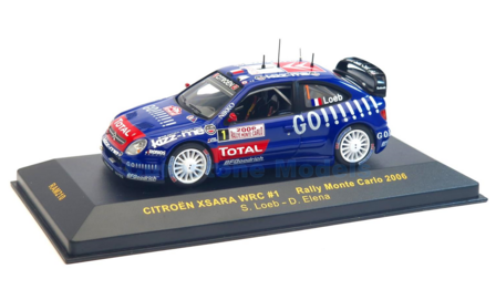 Modelauto 1:43 | IXO-Models RAM210 | Citro&euml;n Xsara 2006 #1 - S.Loeb - D.Elena