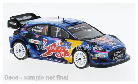 Modelauto 1:43 | IXO-Models RAM906.22 | Ford Puma Rally1 Hybrid 2023 #8 - O.Tanak - M.Jarveoja