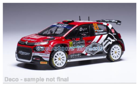 Modelauto 1:43 | IXO-Models RAM917SPLQ.22 | Citroen C3 Rally2 WRC 2024 #21 - N.Gryazin - K.Aleksandrov