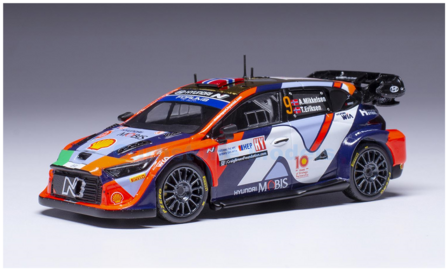 Modelauto 1:43 | IXO-Models RAM933C.22 | Hyundai Mobis Shell Racing i20 N Rally1 Hybrid 2024 - A.Mikkelsen - T.Eriksen