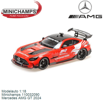 Modelauto 1:18 | Minichamps 110032090 | Mercedes AMG GT 2024