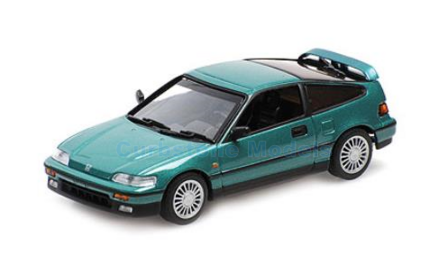 Modelauto 1:87 | Minichamps 870161020 | Honda CR-X MK2 Groen metallic 1987