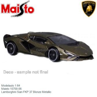 Modelauto 1:64 | Maisto 15700-06 | Lamborghini Sian FKP 37 Blonze Metallic