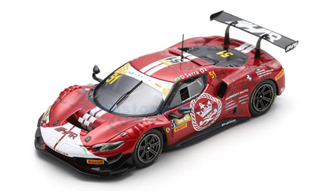 Modelauto 1:43 | Looksmart LSRC186 | Ferrari 296 GT3 | Harmony Racing 2023 #51 - D.Serra