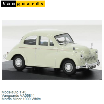 Modelauto 1:43 | Vanguards VA05811 | Morris Minor 1000 White