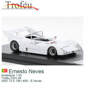 Modelauto 1:43 | Trofeu DSN-39 | GRD 73 S 1981 #29 - E.Neves