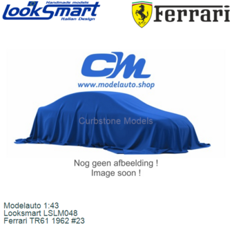 Modelauto 1:43 | Looksmart LSLM048 | Ferrari TR61 1962 #23