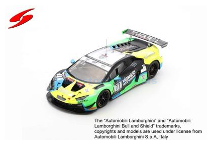 Modelauto 1:18 | Spark 18SB021 | Lamborghini Hurac&aacute;n GT3 Evo | Barwell Motorsport 2020 #77 - S.Mitchell - R.Collard - R.Collar