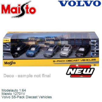 Modelauto 1:64 | Maisto 12701V | Volvo S5-Pack Diecast Vehicles