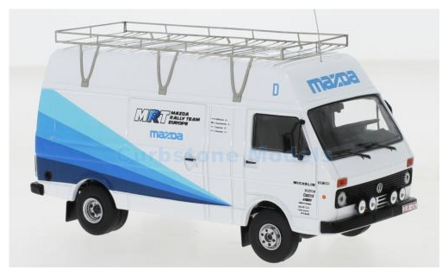 Modelauto 1:43 | IXO-Models RAC375X | Volkswagen LT35 LWB Rally Assistance Van | Mazda Rally Team Europe 1989