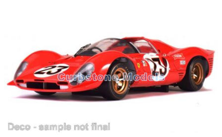 Modelauto 1:24 | Bburago 18-26310 | Scuderia Ferrari 330 P4 1967 #23 - L.Bandini - C.Amon