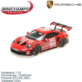 Modelauto 1:18 | Minichamps 110062040 | Porsche GT3 RS (992) | Getspeed 2024