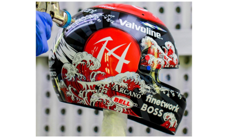 Helm 1:5 | Spark 5HF178 | Bell Helmet | Aston Martin F1 2024 #14 - F.Alonso