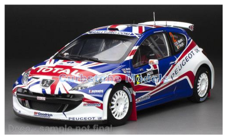 Modelauto 1:18 | Sunstar 5439 | Peugeot UK 207 S2000 2010 #2 - K.Meeke - P.Nagle