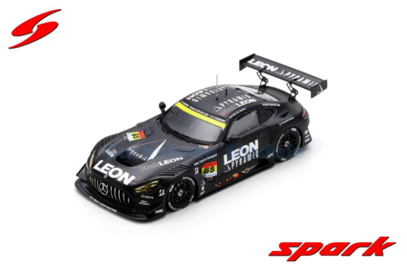 Modelauto 1:43 | Spark SGT181 | Mercedes AMG GT GT300 | R&amp;D Leon Racing 2024 #65 - N.Gamou - T.Shinohara 