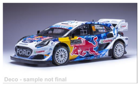 Modelauto 1:18 | IXO-Models 18RMC198.22 | M-Sport Ford WRT Puma Rally1 2024 #16 - A.Fourmaux - A.Coria