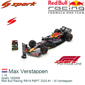 1:18 | Spark 18S909 | Red Bull Racing RB19 RBPT 2023 #1 - M.Verstappen