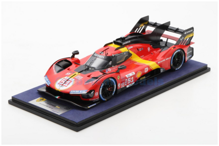 Modelauto 1:18 | Looksmart LS18LM035 | Ferrari AF-Corse 499P Hypercar 2023 #51 - J.Calado - A.Giovinazzi - A.Pier Guidi