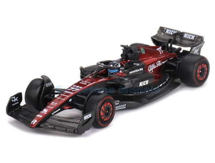 Modelauto 1:64 | MiniGT MGT00729-L | Kick Sauber C43 2023 #77