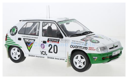 Modelauto 1:18 | IXO-Models 18RMC147.22 | Skoda Felicia Kit Car | Trigard Team &Scaron;koda 1995 #20 - S.Blomqvist - B.Melander